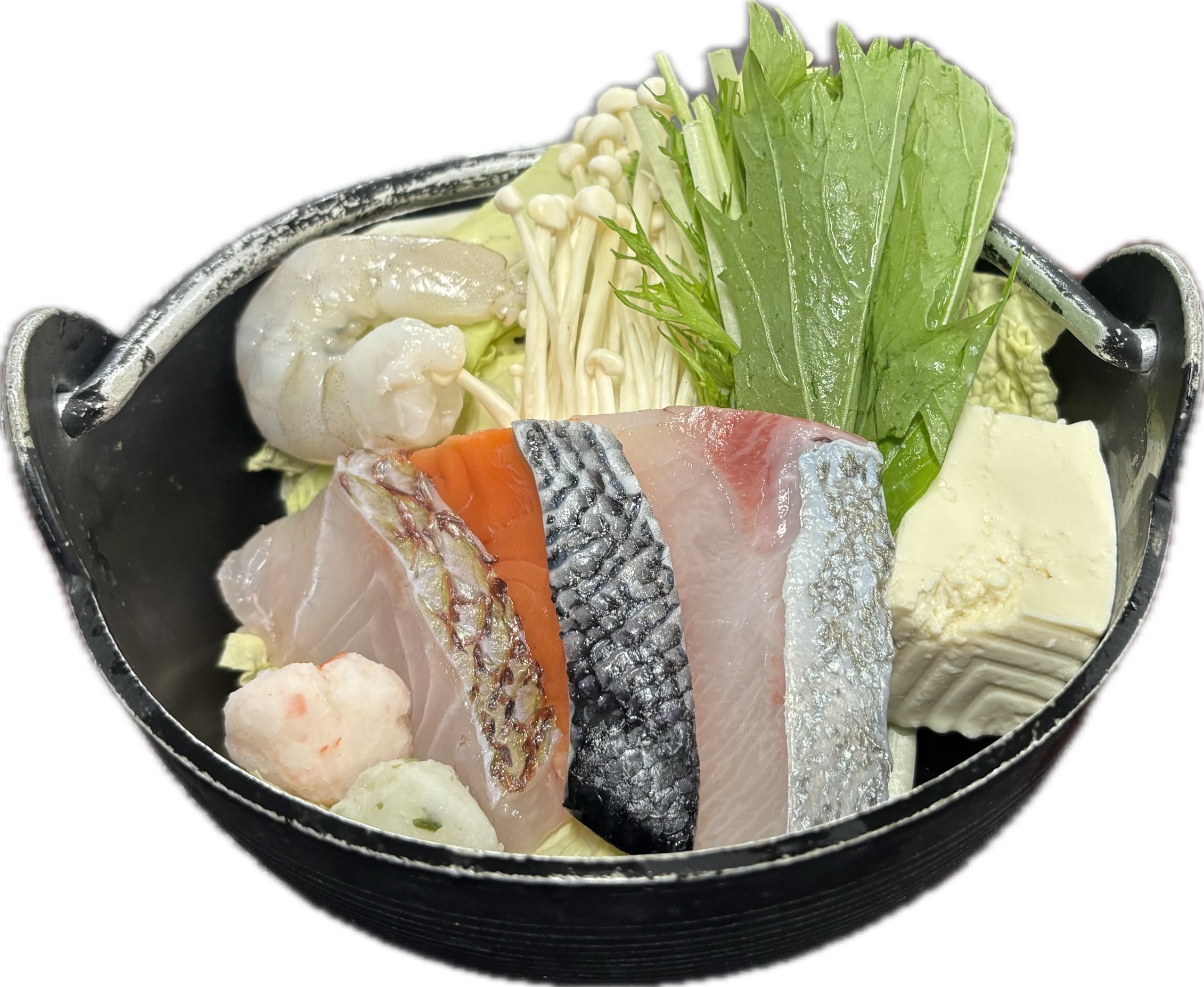 秋冬の人気メニュー第2弾！　　ミニ海鮮鍋　1,100円