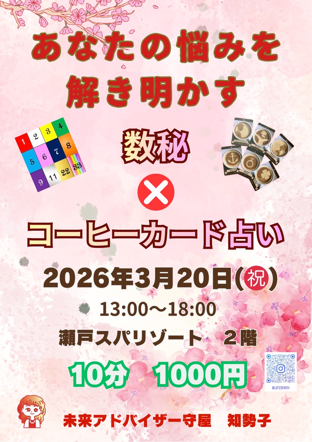 数秘とコーヒーカードで占ってみましょう